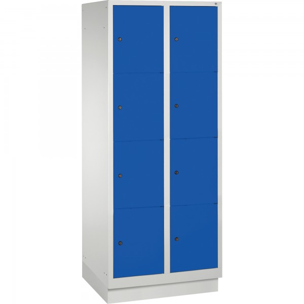 C+P Fächerschrank 8020224S10004 Sockel 8Fächer B810mm lgr/ebl