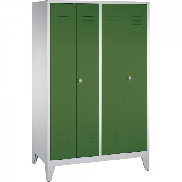 C+P Doppelspind 801240S10085 Füße 4Abteile B1190mm lgr/rgn