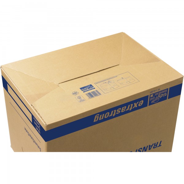 tidyPac Umzugskarton Transportbox XL TP110.002 68x35,5x35cm braun