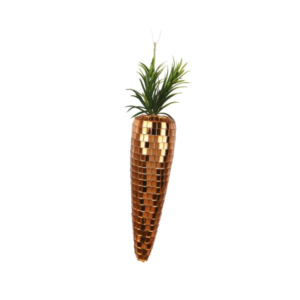 DECORIS Karotte Schaumstoff Figur 4St