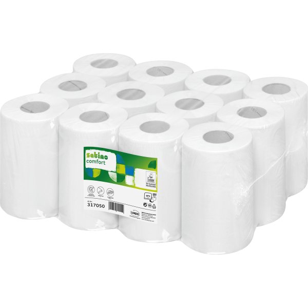 Satino Handtuchrolle 20x35cm 120m 1lg hw rec. 12 St.