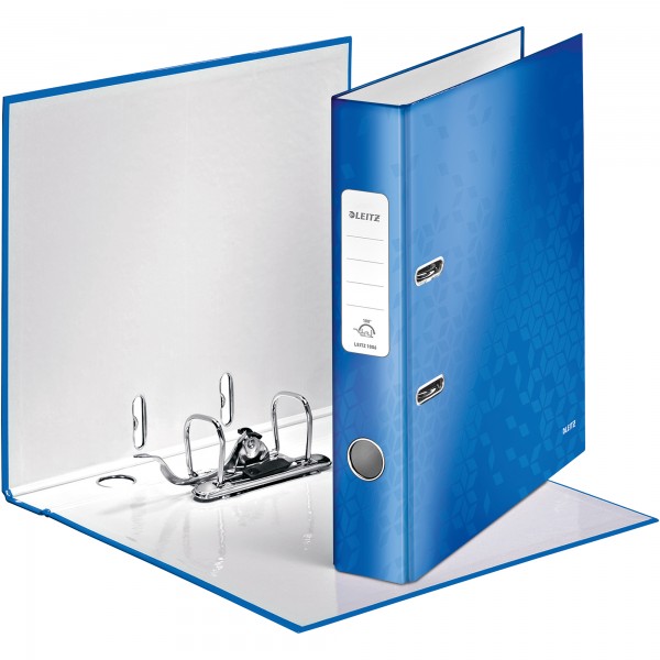 Leitz Ordner WOW 10060036 DIN A4 50mm Pappe blau