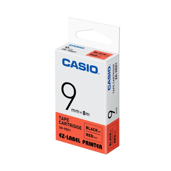 Casio Schriftbandkassette 1 9mmx8m sw auf rt