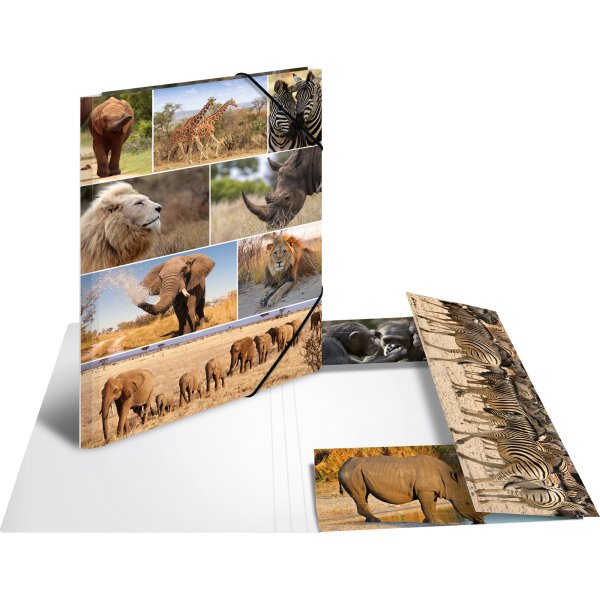 HERMA Sammelmappe A3 Afrika Tiere