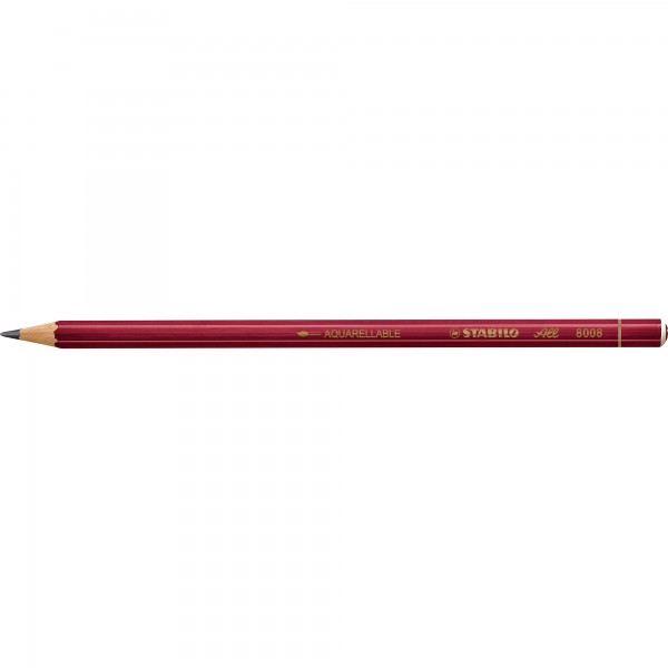 STABILO Graphitstift All 8008 Stärke der Mine 3,3mm 2B rot