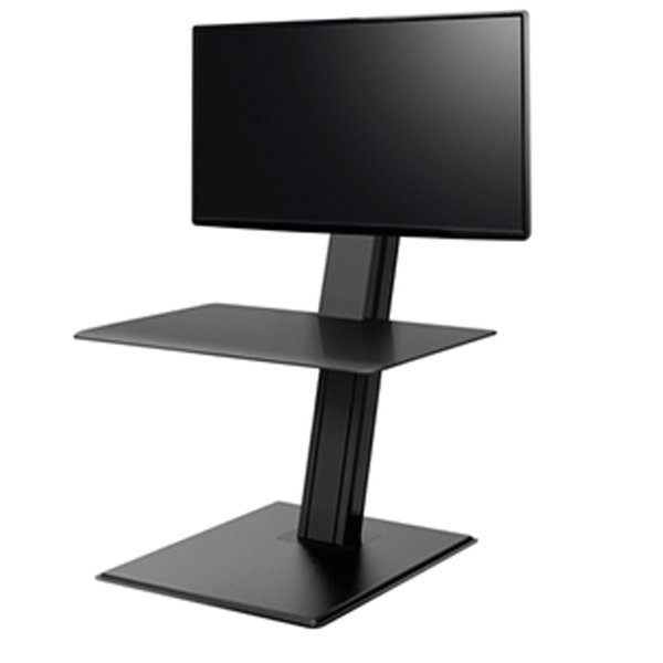 Sitz-/Steharbeitsplatz Quickstand Eco Single schwarz