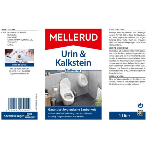 Mellerud Urin-/Kalkstein Entferner 1l