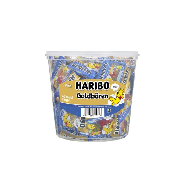 HARIBO Fruchtgummi Goldbären GUTE NACHT 10002249 10g 100St