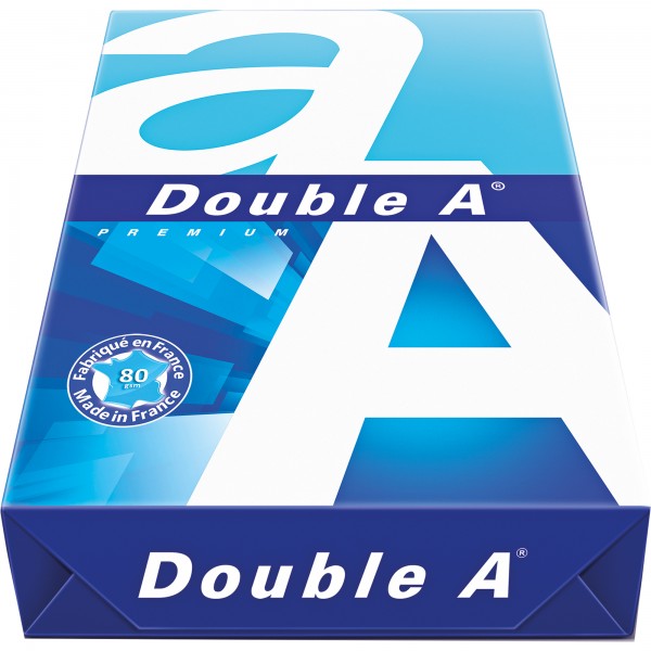 Double A Kopierpapier 708140800610020 A4 80g ws 500 Bl.