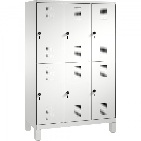 C+P Doppelstockspind 4931032S10021 Füße 6Fächer B1200mm lgr/lgr