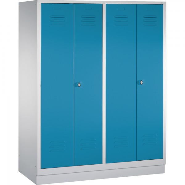 C+P Doppelspind 802242S10001 Sockel 4Abteile B1590mm lgr/lbl