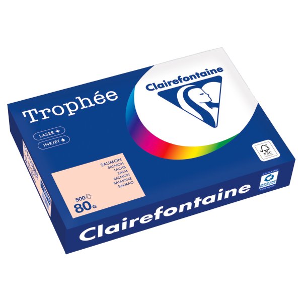 Clairefontaine Kopierpapier A4 80g lachs 500Bl