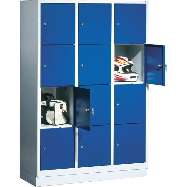 C+P Fächerschrank 8020324S10011 Sockel 12Fächer B1200mm lgr/ebl