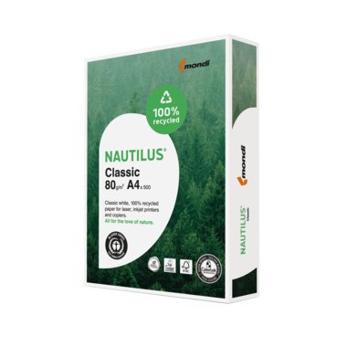 Nautilus Kopierpapier Classic RC A4 80g weiss 80177A80 (500 Blatt)