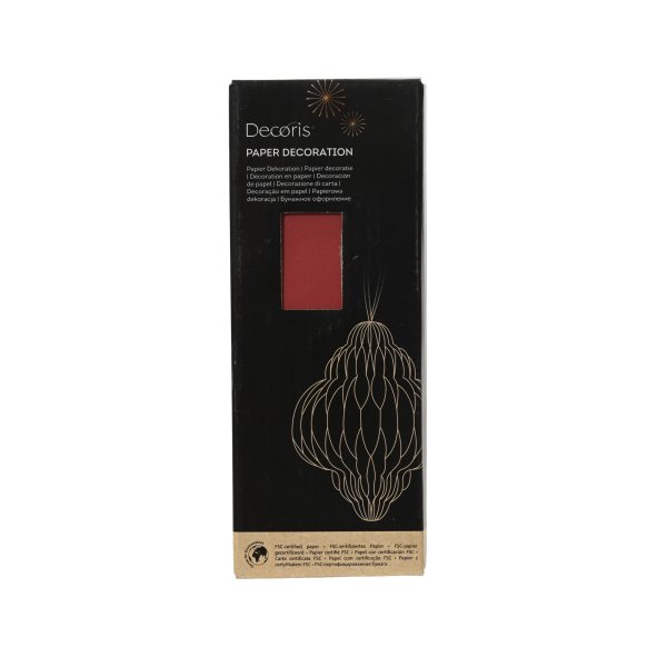 Decoris Zwiebelpapier 15x20cm rt
