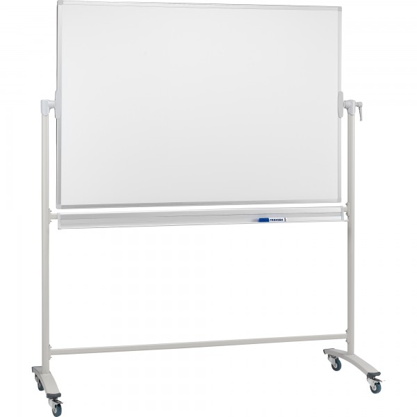 Franken Stativ-Drehtafel ST216 120x160cm emailliert weiß