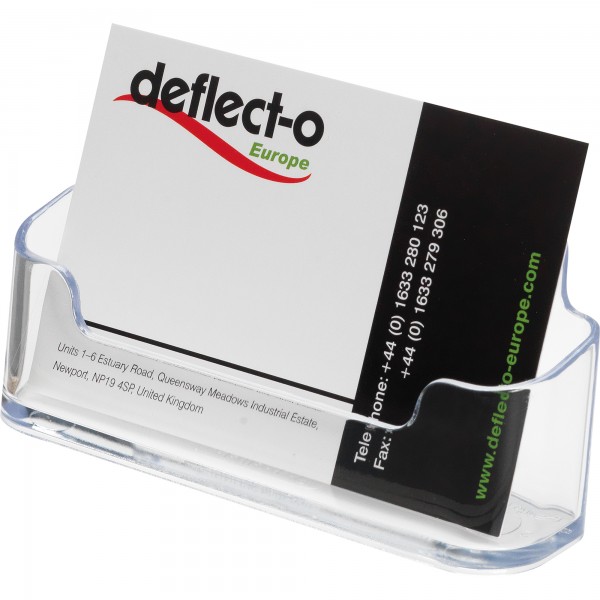 Deflecto Visitenkarten- Halter 50Karten tr
