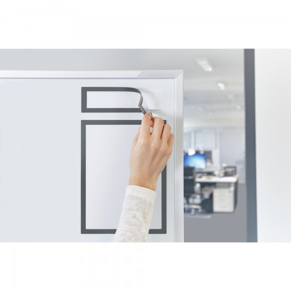 magnetoplan magnetofix Magnetrahmen Topsign 1131701 grau