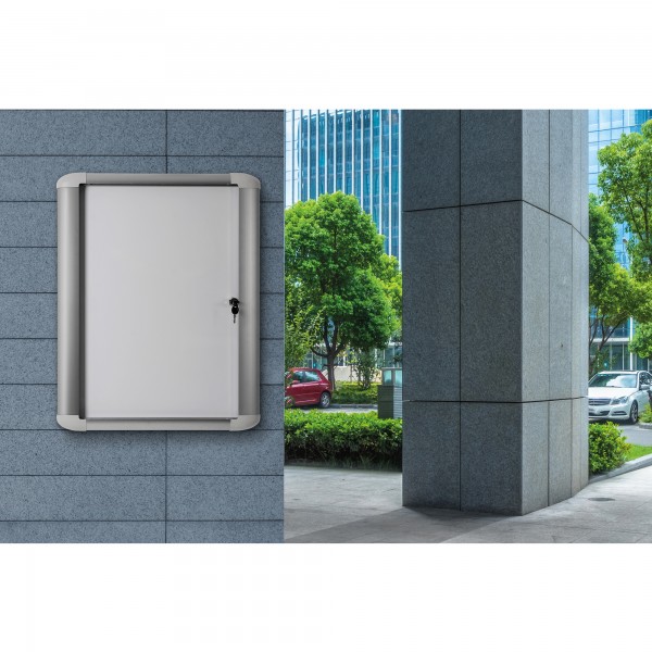 Bi-office Schaukasten VT630209760 wetterfest magnetisch 81,6x99,5cm