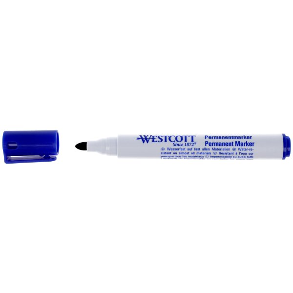 Westcott Permanentmarker Rundspitze 1,5-3,0 mm bl