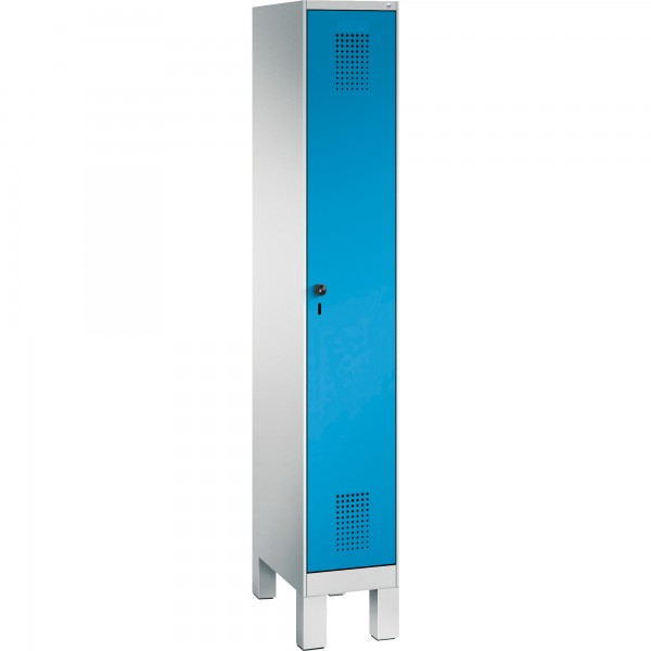 C+P Umkleidespind 4901010S10002 Füße 1Abteil lgr/lbl