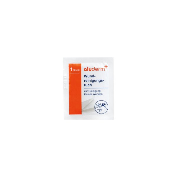 aluderm Wundreinigungstuch 40St