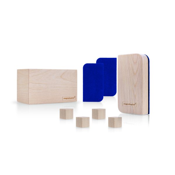 magnetoplan Whiteboard Essentials Kit Wood