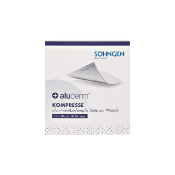 aluderm Kompresse 10×10cm 10St