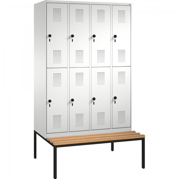C+P Doppelstockspind 4935040S10045 Sitzbank 8Fächer B1200mm lgr/lgr