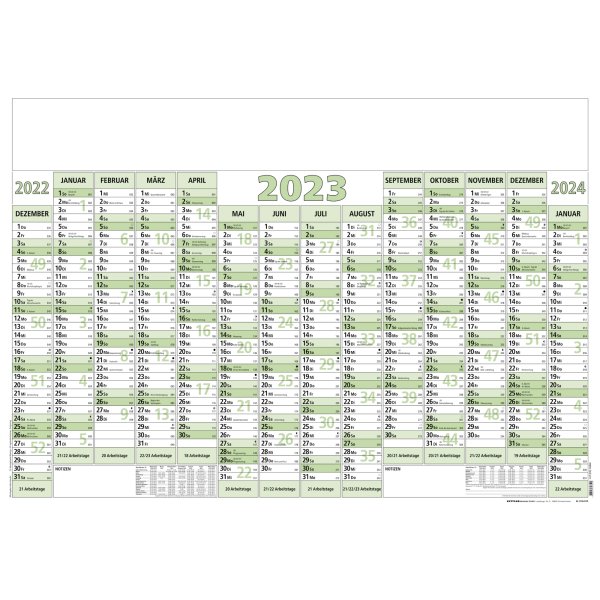 ZETTLER Plakatkalender 919-0713 14M/1S gerollt 5St.