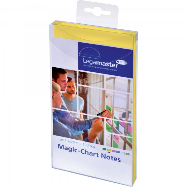 Legamaster Flipchartnotizen Magic 7-159405 10x20cm gelb 100 St./Pack.