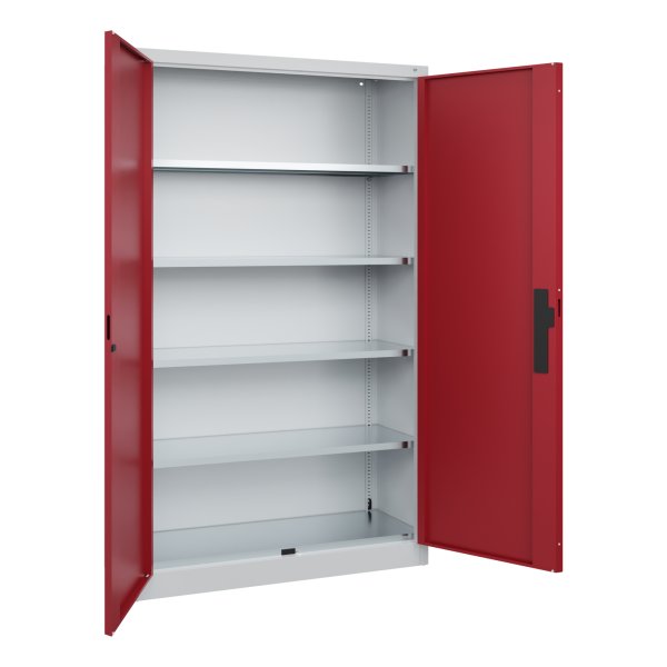 C+P Werkzeugschrank 4Böden 1950x1200x400mm lgr/rrt