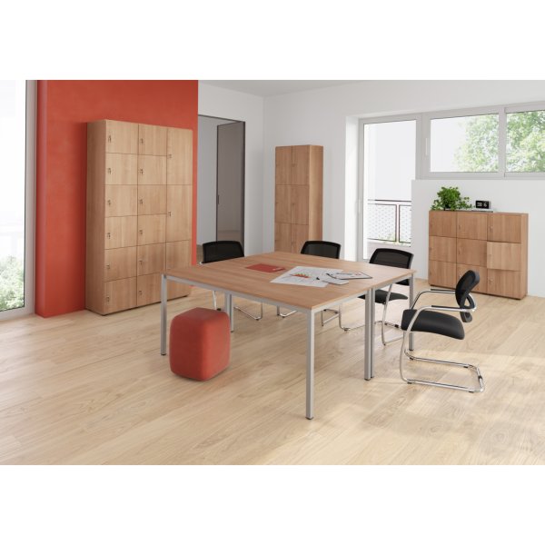 Hammerbacher Schliessfach- schrank 3OH nu/nu 3xDS