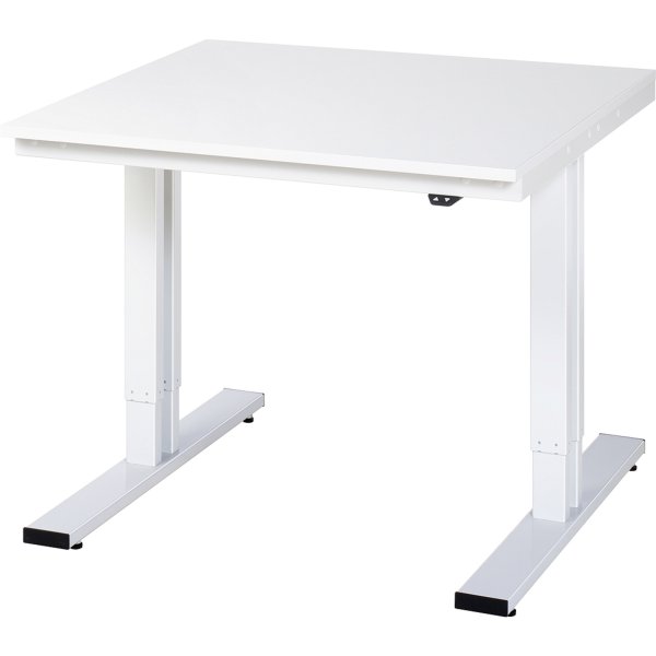 RAU Werktisch 1000x1000x720- 1120mm elektrisch l.gr