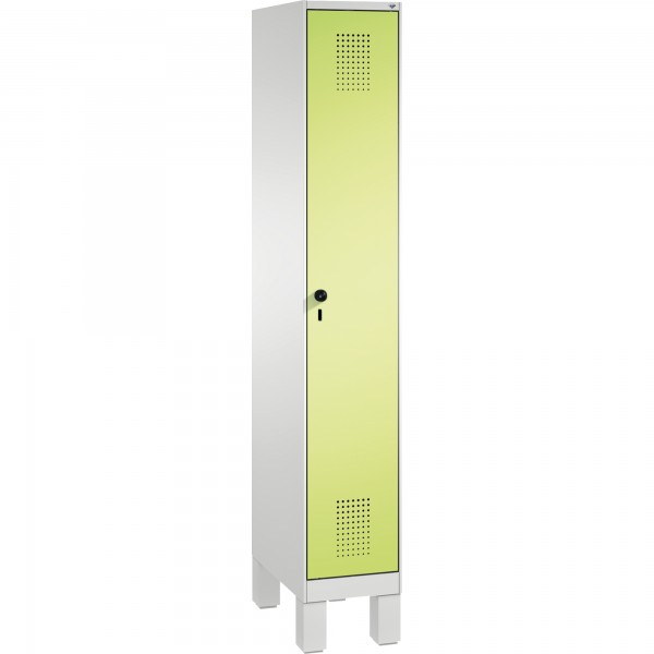 C+P Umkleidespind 4901010S10035 Füße 1Abteil lgr/cgn