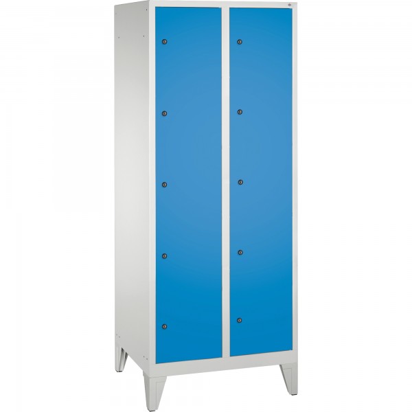 C+P Fächerschrank 8010225S10001 Füße 10Fächer B810mm lgr/lbl