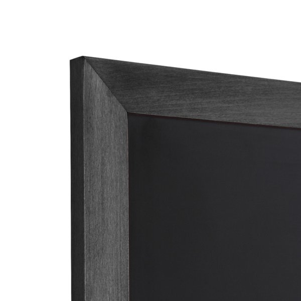 Showdown Kreidetafel Natura Holz 30x40cm sw