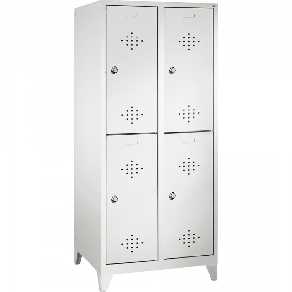 C+P Doppelspind 831022S10005 Füße 4Fächer B810mm lgr/lgr