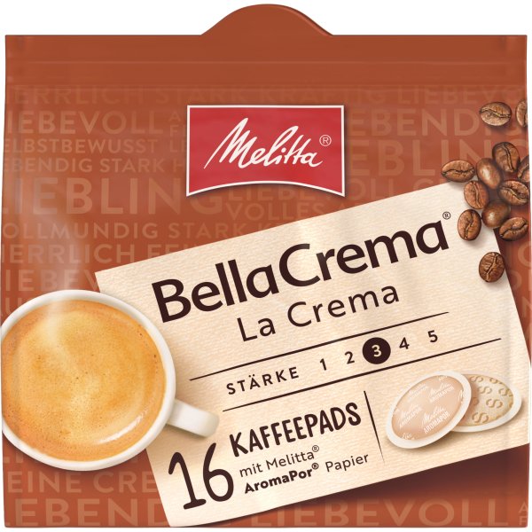 Melitta Kaffeepads BellaCrema La Crema 16St