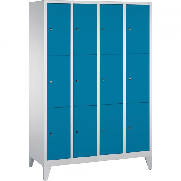C+P Fächerschrank 8010403S10014 Füße 12Fächer B1190mm lgr/lbl