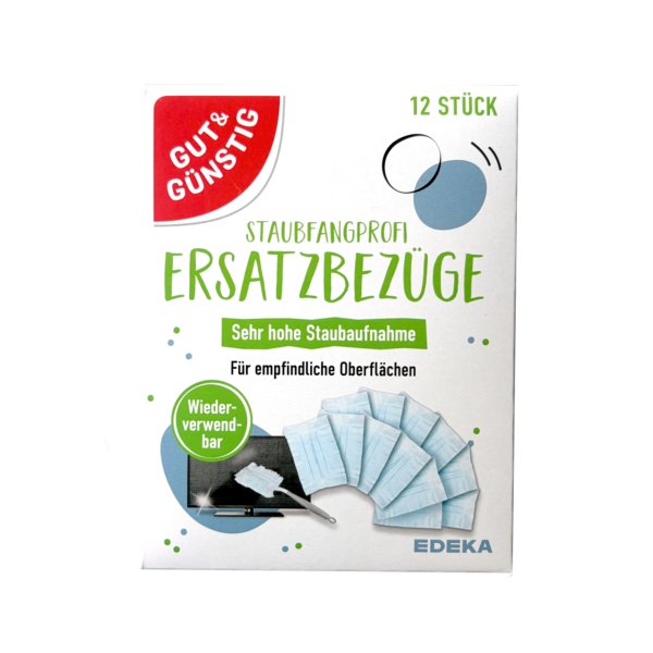Gut & Günstig Staubfangtücher Mikrofaser 12St