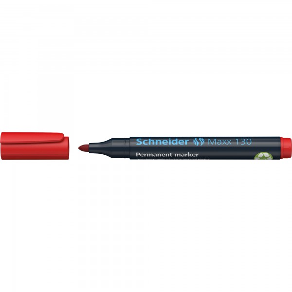 Schneider Permanentmarker Maxx 130 113002 1-3mm Rundspitze rot