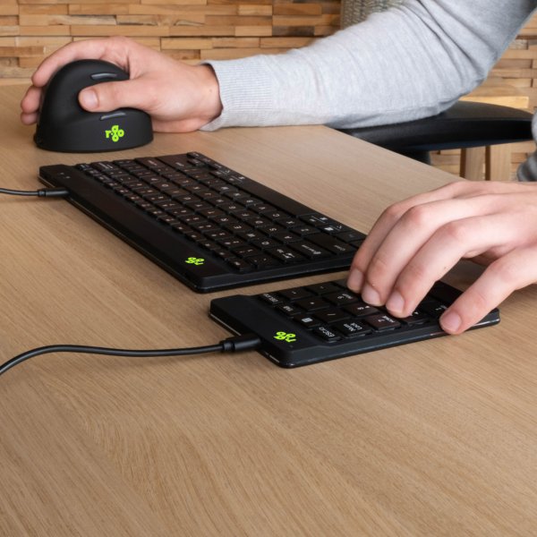R-Go Ziffernblock Numpad Break kabel sw