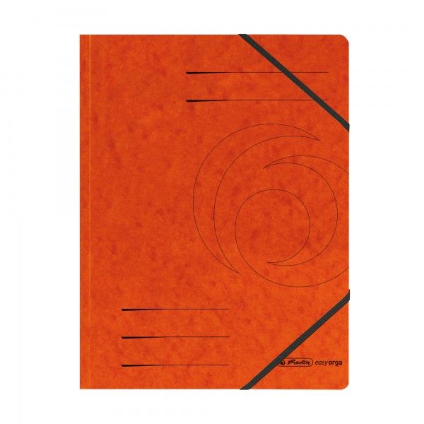 Herlitz Eckspanner 972463 DIN A4 Karton orange