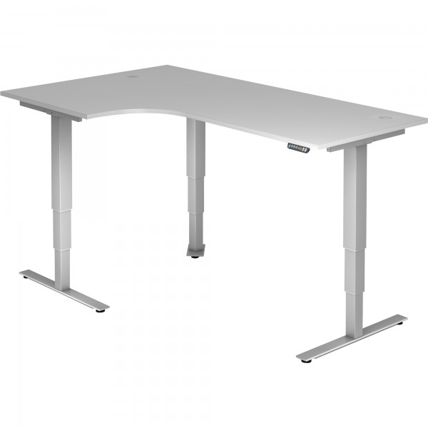 Hammerbacher Schreibtisch VXDSM82/5/S 200x120cm grau