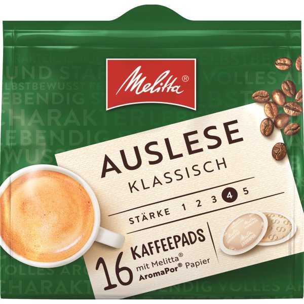 Melitta Kaffeepads Auslese klassisch 16St