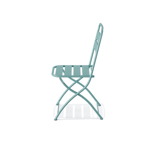 FEROS Bistro-Klappstuhl Breeze blau 2St
