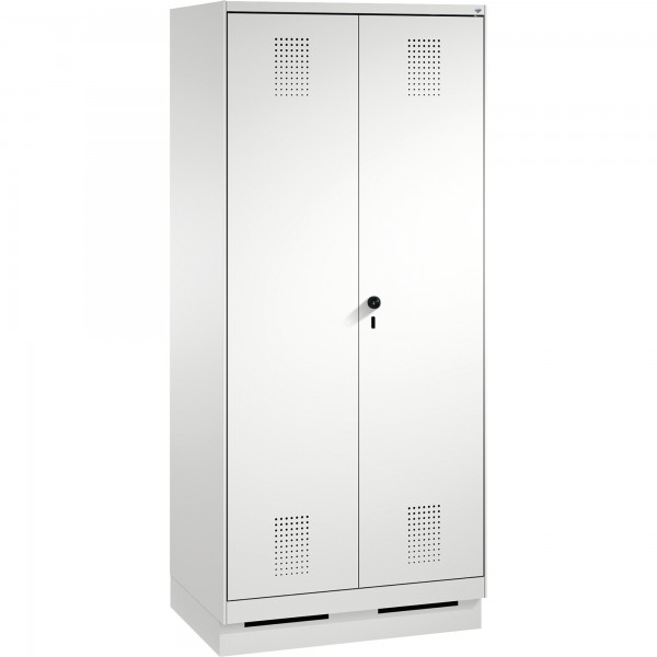 C+P Doppelspind 4902222S10007 Sockel 2Abteile B800mm lgr/lgr