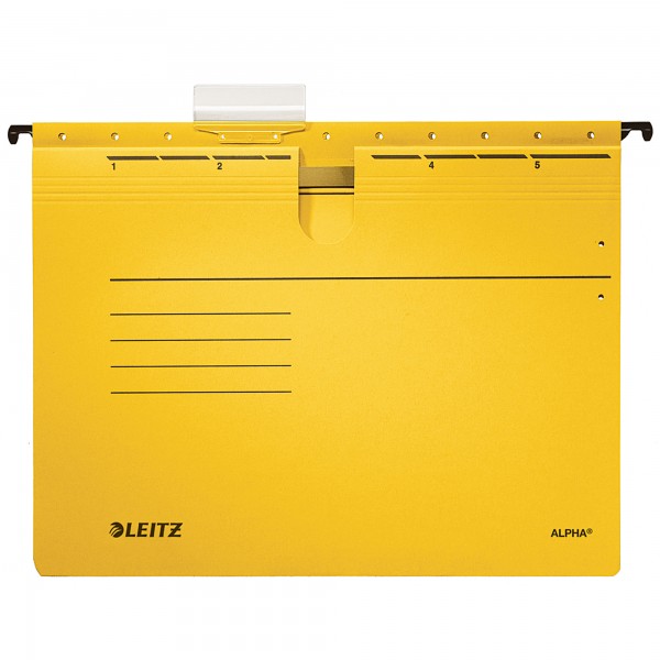 Leitz Hängehefter ALPHA 19840015 A4 kfm. Heftung gelb 25 St./Pack.