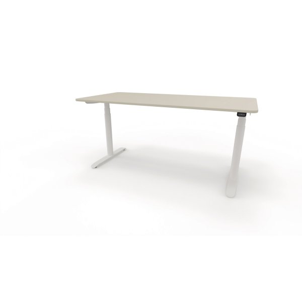 Schreibtisch Sedus se:lab e-desk 160x65-128x80cm weiß/lichtgrau